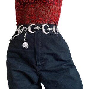 Moon Star Metal Waist Chain